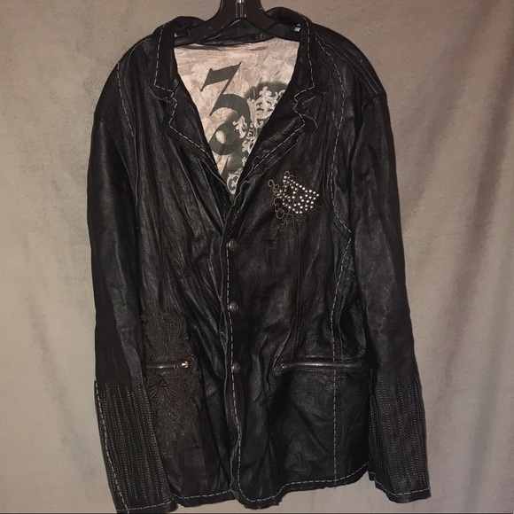 100% leather jacket (XL) - Picture 8 of 8